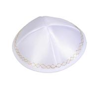 ZEPFJHE Crâne en polyester de qualité supérieure pour rassemblements religieux et célébrations culturelles, design léger et respirant Yarmulke