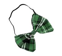ZEPFJHE Cravate pré-nouée pour homme et femme - Sangle de cou réglable - Motif écossais vert - Costume de festival - Costume de fête - Nœud papillon, Nœud papillon., taille unique
