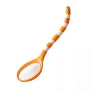 ZEPFJHE Cuillère décorative en forme d'anguille sur le thème de la vie marine avec long manche, outil de cuisine multifonction pour remuer, présentoir de service, cuillère de service amusante pour