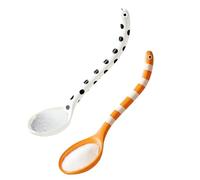 ZEPFJHE Cuillère décorative en forme d'anguille sur le thème de la vie marine avec long manche, outil de cuisine multifonction pour remuer, présentoir de service, cuillère de service amusante pour