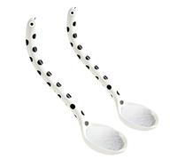 ZEPFJHE Cuillère décorative en forme d'anguille sur le thème de la vie marine avec long manche, outil de cuisine multifonction pour remuer, présentoir de service, cuillère de service amusante pour