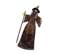 ZEPFJHE Décoration de Figurine Debout avec Activation sonore, détails éclairés, décoration d ' Accent de d ' entrée de fête, décoration de Figurine Debout animée activée par Le Son, saisonnier