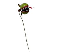 ZEPFJHE Décoration de jardin en fer avec finition colorée, décoration pour jardin, cour, piquet de fleur carnivore en fer coloré
