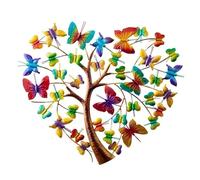 ZEPFJHE Décoration murale en métal, Accent élégant, arbre de, décorations murales pour la maison, pour espace de, chambre à coucher ou église, décor en métal