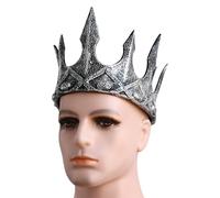 ZEPFJHE Diadème médiéval avec couronne et croissant pour bal masqué, fête et reconstitutions historiques, cosplay