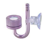 ZEPFJHE Diffuseur de CO2 efficace pour aquariums avec cartouches remplaçables et supports à ventouse pour un entretien hebdomadaire rapide Accessoires pour aquariums