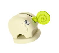 ZEPFJHE Distributeur automatique de dentifrice à ventouse pour comptoirs - Design éléphant - Économie d'espace