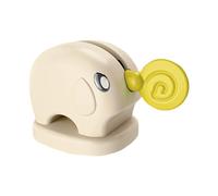 ZEPFJHE Distributeur automatique de dentifrice à ventouse pour comptoirs - Design éléphant - Économie d'espace