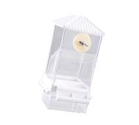ZEPFJHE Distributeur automatique de nourriture transparent pour petits oiseaux avec grande capacité Accessoires pour cage à oiseaux