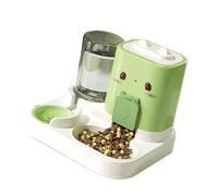 ZEPFJHE Distributeur d'eau automatique à double design pour chats - Gamelles résistantes aux déversements - Qualité alimentaire - Avec minuteurs