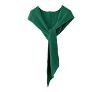 ZEPFJHE Écharpe à capuche, châle à capuche, écharpe au crochet, écharpe, coupe-vent, chapeau à capuche pour femme, Vert, M