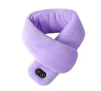 ZEPFJHE Écharpe chauffante pour homme et femme - Systèmes de réchauffement ergonomiques et réglables - Texture polyester pour randonnée, cyclisme, camping - Violet