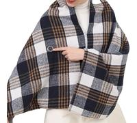 ZEPFJHE Écharpe Intelligente De Contrôle De La Température Polyester Respirant 3 Équipements Chauffants Couverture Chauffante Portable D'hiver Pour La Famille Châle Chauffant Unisexe