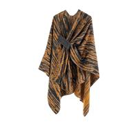 ZEPFJHE Écharpe tendance en tissu texturé doux pour temps froid, Orange, Taille unique