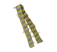 ZEPFJHE Écharpe tricotée à rayures pour l'automne et l'hiver - Tendance - Pour femmes et filles - Pour fête d'anniversaire, crème, M