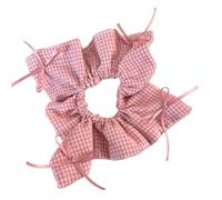 ZEPFJHE Élastique à cheveux avec nœud décalcomanies élastiques en treillis pour femme queue de cheval pour fille pour tresses, queue de cheval pour femme