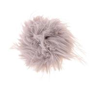 ZEPFJHE Élastique à cheveux doux et doux, tendance et élégant, accessoire pour cheveux en fourrure, couleur alternative, chouchou ornement