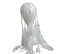 ZEPFJHE Élégant bandeau à plumes avec pompons pour cheveux pour mariage et vacances, taille unique, Comme décrit