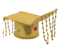 ZEPFJHE Élégant chapeau de couronnes d'empereurs chinois, chapeau de palais anciens, coiffe antique pour la production de théâtre et l'événement culturel, couvre-chef réaliste empereurs