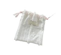 ZEPFJHE Élégant en Dentelle À Lacet pour Lèvres À Lèvres Accessoires Accessoires De Rangement en Polyester Décoratif Paquet De Rangement Élégant Pouche D'organisation