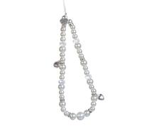 ZEPFJHE Elegant Handmaded Beded Keychain Pendant Pendre Chain Strap Fashion Cell Telephone Phone Femaux Téléphone Lanyard Bijoux Multifonctionnel Téléphone Charme