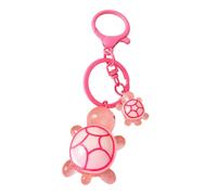 ZEPFJHE Élégant pendentif tortue pour sac à main en forme d'animal porte-clés tortue sac à main décoration de sac à main accessoires, rose clair, M