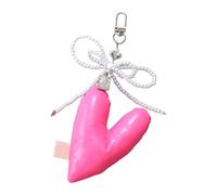 ZEPFJHE Élégant Porte-clés En Perle À Bowknot Pour Les Femmes Charme De Téléphone Téléphone La Couverture Accessoires Pendentiels Pour Les Passionnés Mode Accessoires Mode