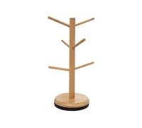 ZEPFJHE Élégant porte-gobelet en bois - Présentoir et rangement en forme d'arbre - Solution de rangement décorative pour restaurant