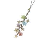 ZEPFJHE Elegant Star Star Beded Phone Chain Portable Designs Pour Les Adolescents À Usage Quotidien Les Femmes Portent Une Chaîne De Téléphone