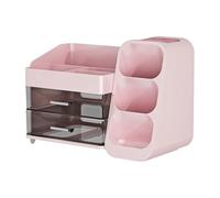 ZEPFJHE EMPLAISONS Organisateurs De Bureau Multifonctionnels avec 9 Compartiments pour Cosmetics Office Supplies & Beauty Tools Cosmetic Rangement Box