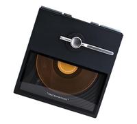 ZEPFJHE en Haut-parleurs Compatibles À 360 ° Immersifs Sound Finition Noire Moderne Vies De Batterie Étendue Music Companion Portable Compatible Enceinte avec des dans