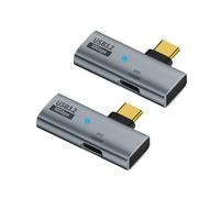 ZEPFJHE Ensemble D'adaptateur De Connecteur Séparateur PD100W Type C Portable 2PCS pour La Simultanée L'ordinateur Portable Et du Téléphone sur L'adaptateur Splitter Type C GO