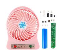 ZEPFJHE Ensemble de Petit Ventilateur électrique léger, refroidisseurs d ' air Portables avec Chargement USB et 3 Modes Portables