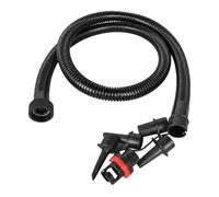 ZEPFJHE Ensemble de Tuyau de gonflage ondulé avec connecteur de Pompe | Sélection de buse attachée, fixation filetée à l ' extrémité de la pompe, tuyau pliable pour le positionnement lors