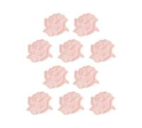 ZEPFJHE Épingle à cheveux brodée faite à la main en forme de rose pour accessoires de coiffure créatifs