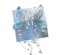 ZEPFJHE Épingle à cheveux en forme de papillon en cristal - Pince à cheveux délicate pour mariage