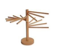 ZEPFJHE Étagère à pâtes en bois pour économiser de l'espace - Support robuste polyvalent pour pâtes en bois - Support de séchage polyvalent pour cuisine italienne