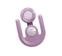 ZEPFJHE Étagère de salle de bain à ventouse en ABS pour chaussures et serviettes, support mural pour économiser de l'espace