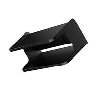 ZEPFJHE Étagère murale à double plateau sans perçage pour appareils mobiles, cosmétiques, ajustement universel, ABS, décoration d'intérieur, organiseurs de chevet