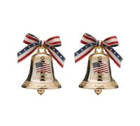 ZEPFJHE États-Unis 250e Anniversaire Liberties Bells Ornement Fait À La Main Les Dons De Pendentif Fondateur États-Unis.