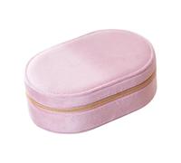 ZEPFJHE Étui à bijoux en flanelle douce avec compartiments pour la maison, les voyages, les voyages