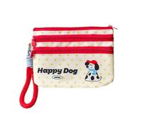 ZEPFJHE Étui à cartes en tissu sur le thème de dessin animé avec compartiment de rangement multicouche pour cartes de crédit, accessoires quotidiens, pochette portable pour documents de voyage, Petit