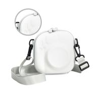 ZEPFJHE Étui de protection pour appareil photo 8/9/12/11/40 - Résistant aux chocs - Fermeture éclair - Bandoulière, Blanc jasmin, Ensemble de bagages