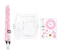 ZEPFJHE Étui de protection transparent pour appareil photo avec pochettes de rangement pour film et sangle réglable, Foundation Cat, Ensemble de bagages