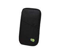 ZEPFJHE Étui de rangement compact pour documents de voyage organisés pour homme et femme - Porte-passeports - Accessoire de voyage, Noir , Beauté de masse