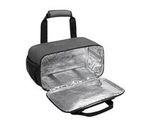 ZEPFJHE Étui de rangement pour peinture acrylique pouvant contenir jusqu'à 50 bouteilles de peinture aquarelle Sac de transport avec séparateur amovible pour fournitures d'art Sacs de rangement pour