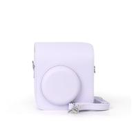 ZEPFJHE Étui en cuir synthétique souple pour appareil photo Mini12 avec bretelles, violet, Ensemble de bagages