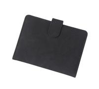 ZEPFJHE Étui portefeuille de voyage en cuir PU pour passeports, cartes de visite, cartes de crédit, passeport, étui portefeuille de voyage pour homme et femme, Noir , Beauté de masse