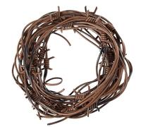 ZEPFJHE Fausses Décorations De Fil Fer Barbelé Rouillé Falese Barb Fires Barbée Rouillée Couronne Barbelée Pour La Fête Occidentale Décrit En Plastique Barb Décoratif En Plastique