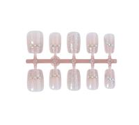 ZEPFJHE Faux ongles à presser en forme de cercueil pour femmes et filles